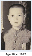 Yoshida Katsuji, Age 10, 1942